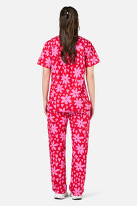 Princess Highway - Valentina Scrub Set - red