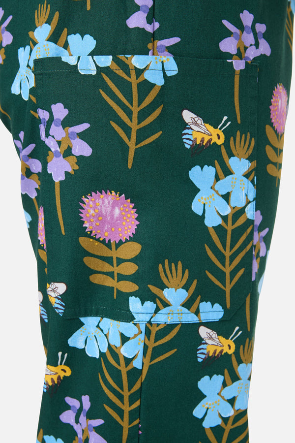 Princess Highway - Blue Banded Bee scrub set - green