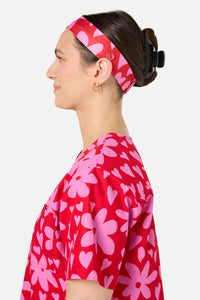 Princess Highway - Valentina scrub headband - red