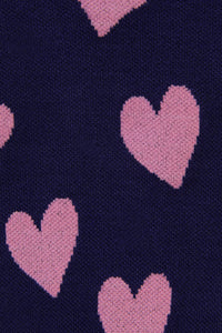 Princess Highway - Navy hearts Compression socks - navy