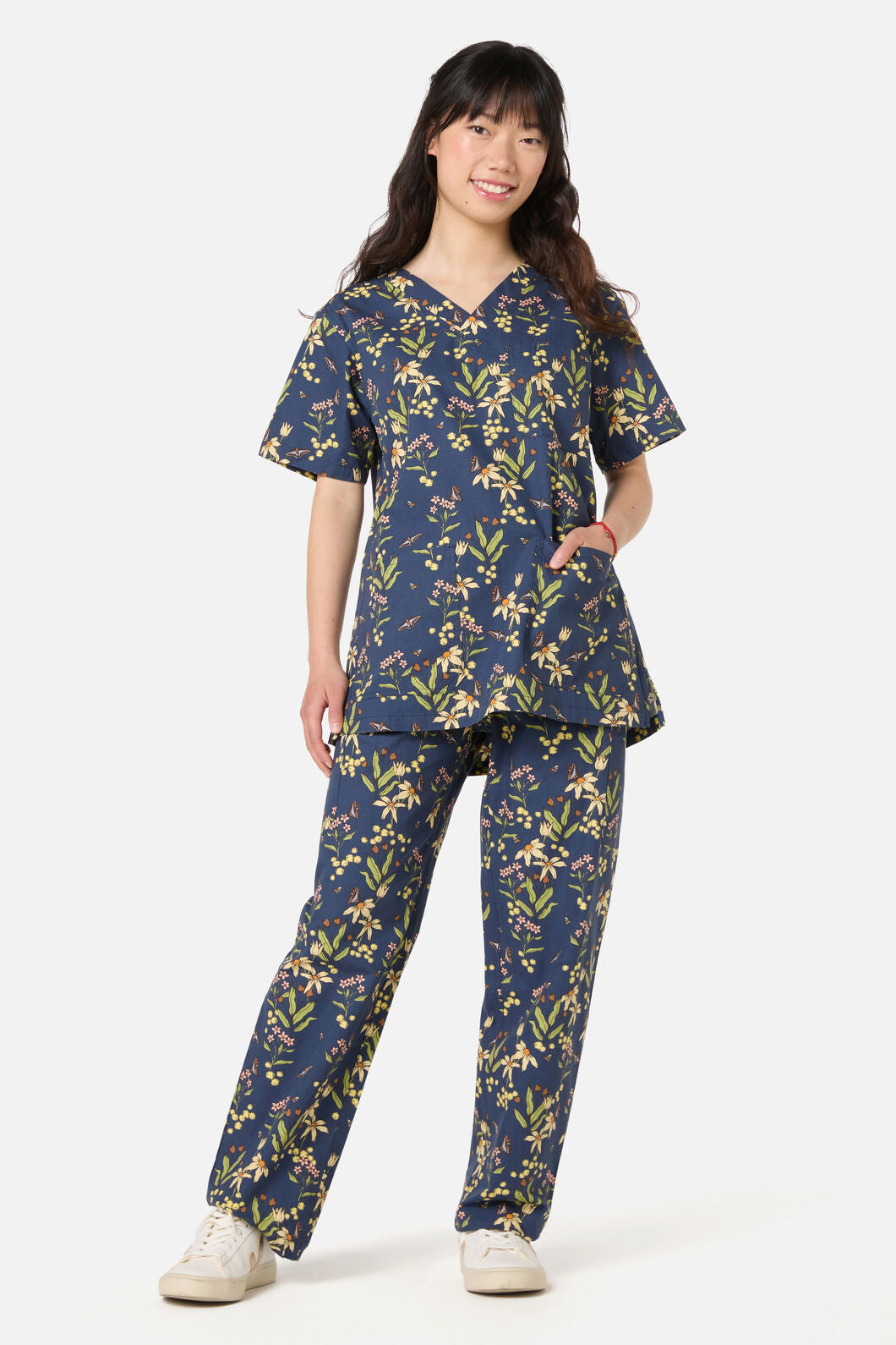 Princess Highway - Dreamy Native scrub set - navy