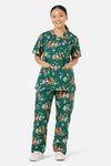 Princess Highway - Rock Wallaby Scrub Set - green