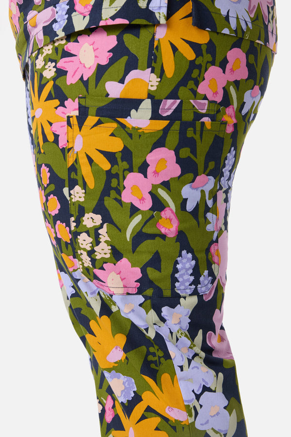 Princess Highway - Painted Garden scrub set - navy