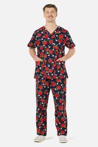 Princess Highway - Sweet Apple scrub set - navy