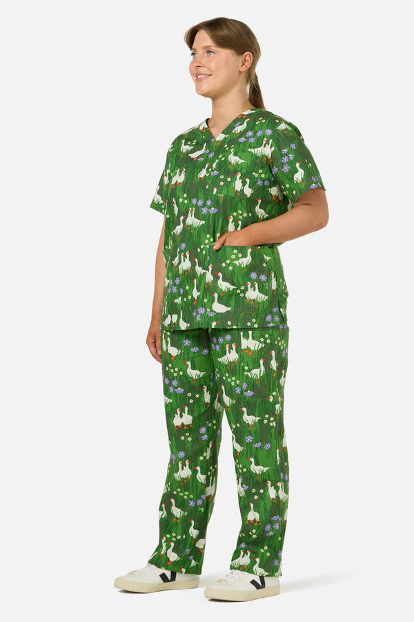 Princess Highway - Lucy Goosey scrub set - green