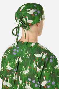 Princess Highway - Lucy Goosey scrub hat - green