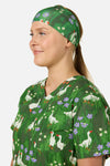 Princess Highway - Lucy Goosey scrub headband - green