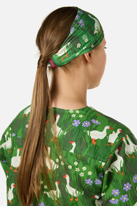 Princess Highway - Lucy Goosey scrub headband - green