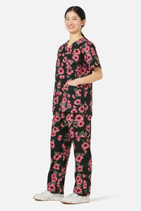 Princess Highway - Winter Daisy scrub set - green