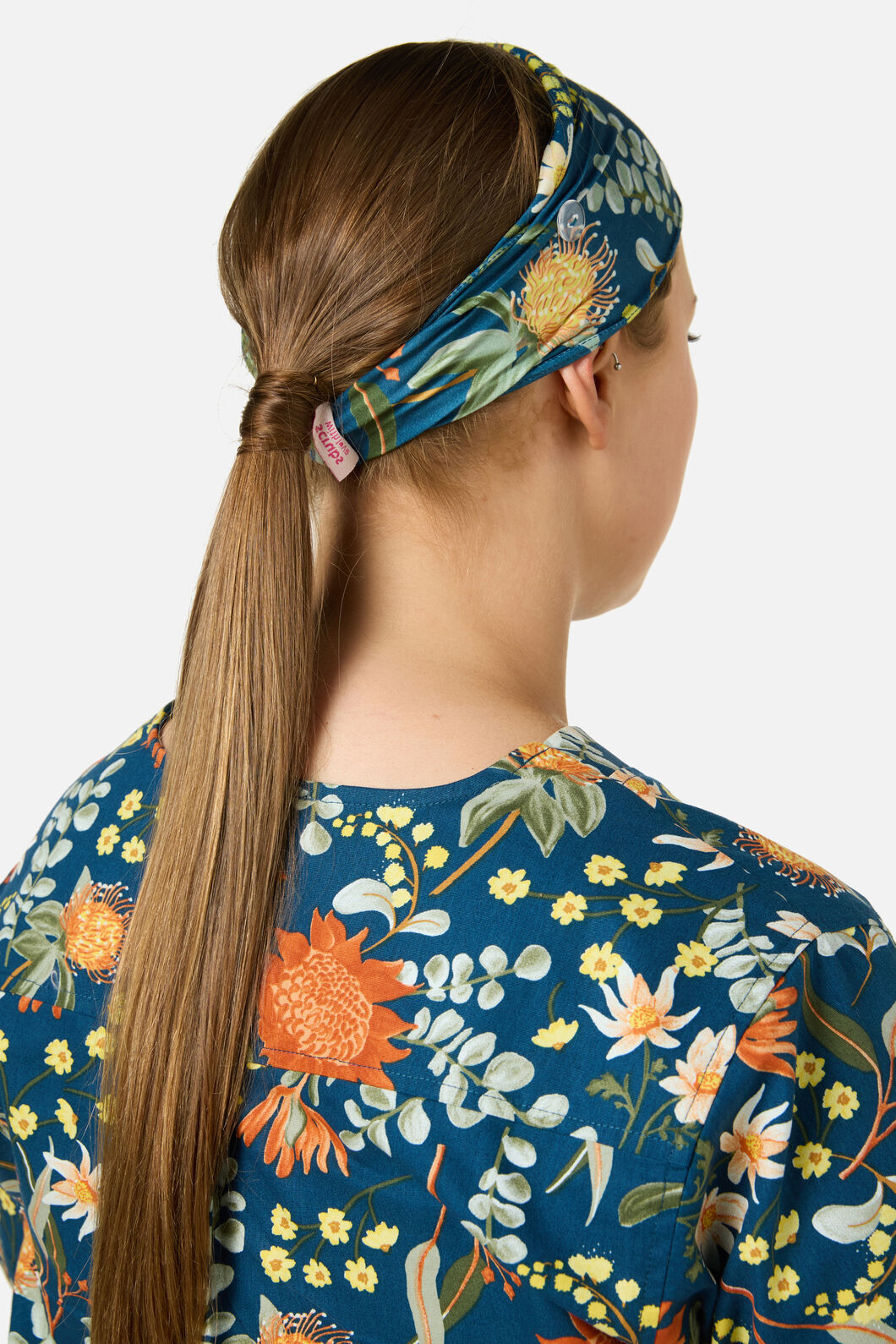 Princess Highway - Opal Native scrub headband - teal
