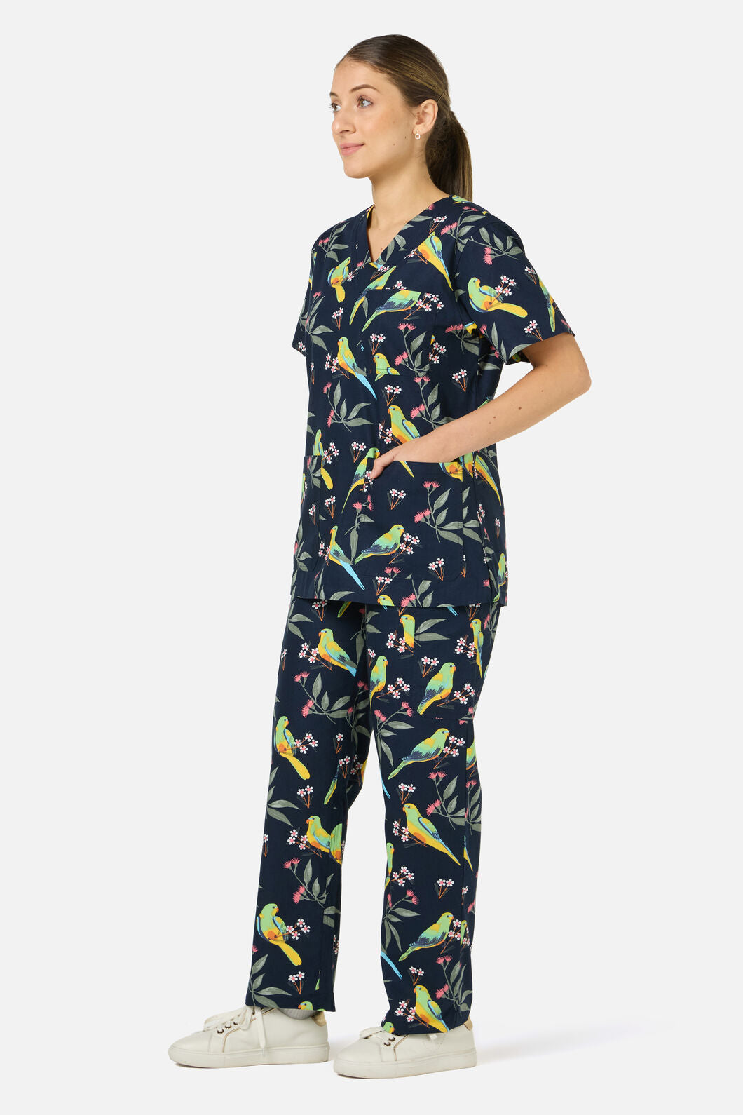 Princess Highway - Parrot Scrub Set - navy