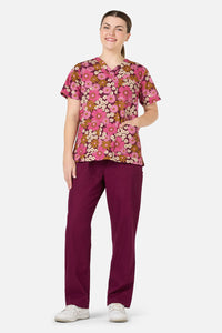 Princess Highway - Brigette Top & Pant Scrub Set - pink