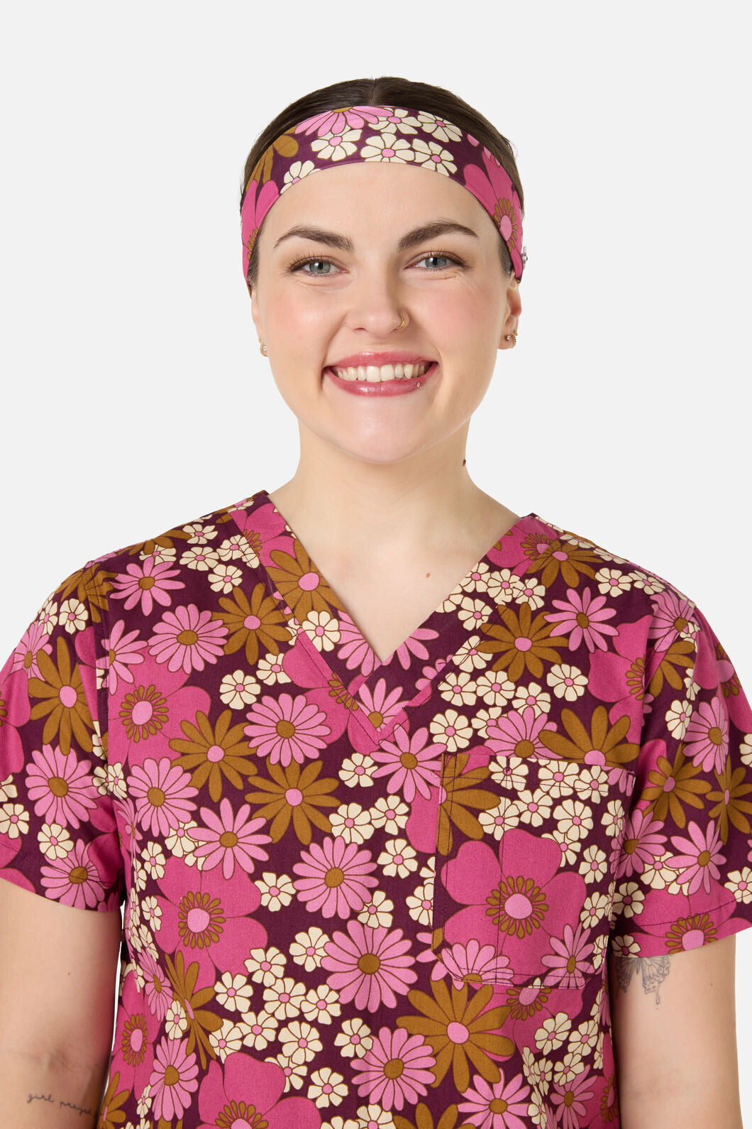 Princess Highway - Brigette scrub headband - pink