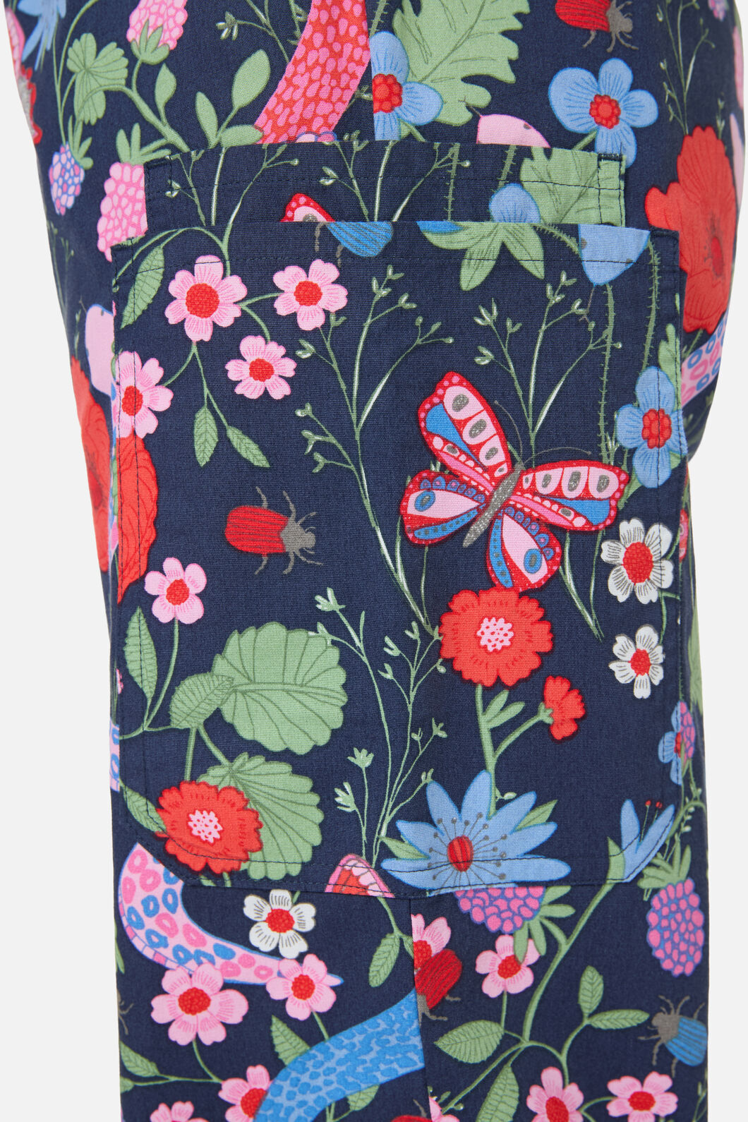 Princess Highway - Snakes & Flora Scrub Set - navy