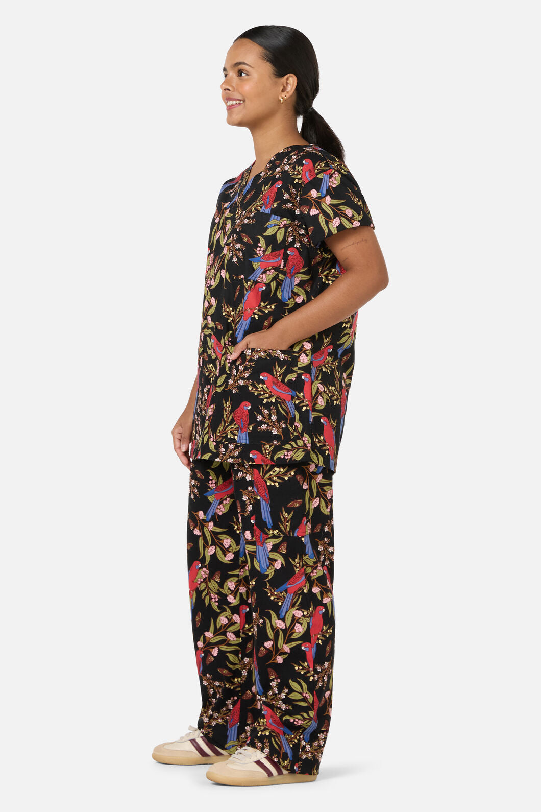 Princess Highway - Rosella Scrub Set - black