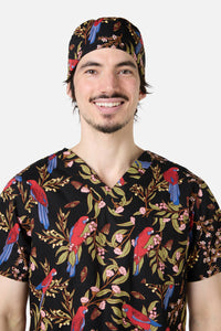 Princess Highway - Rosella scrub hat - black