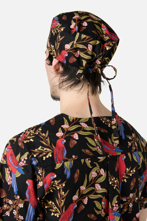 Princess Highway - Rosella scrub hat - black