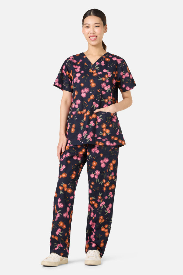 Princess Highway - Gumnut Puffs scrub set - navy