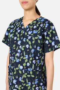 Princess Highway - Sweet Pea Top & Pant scrub set - navy