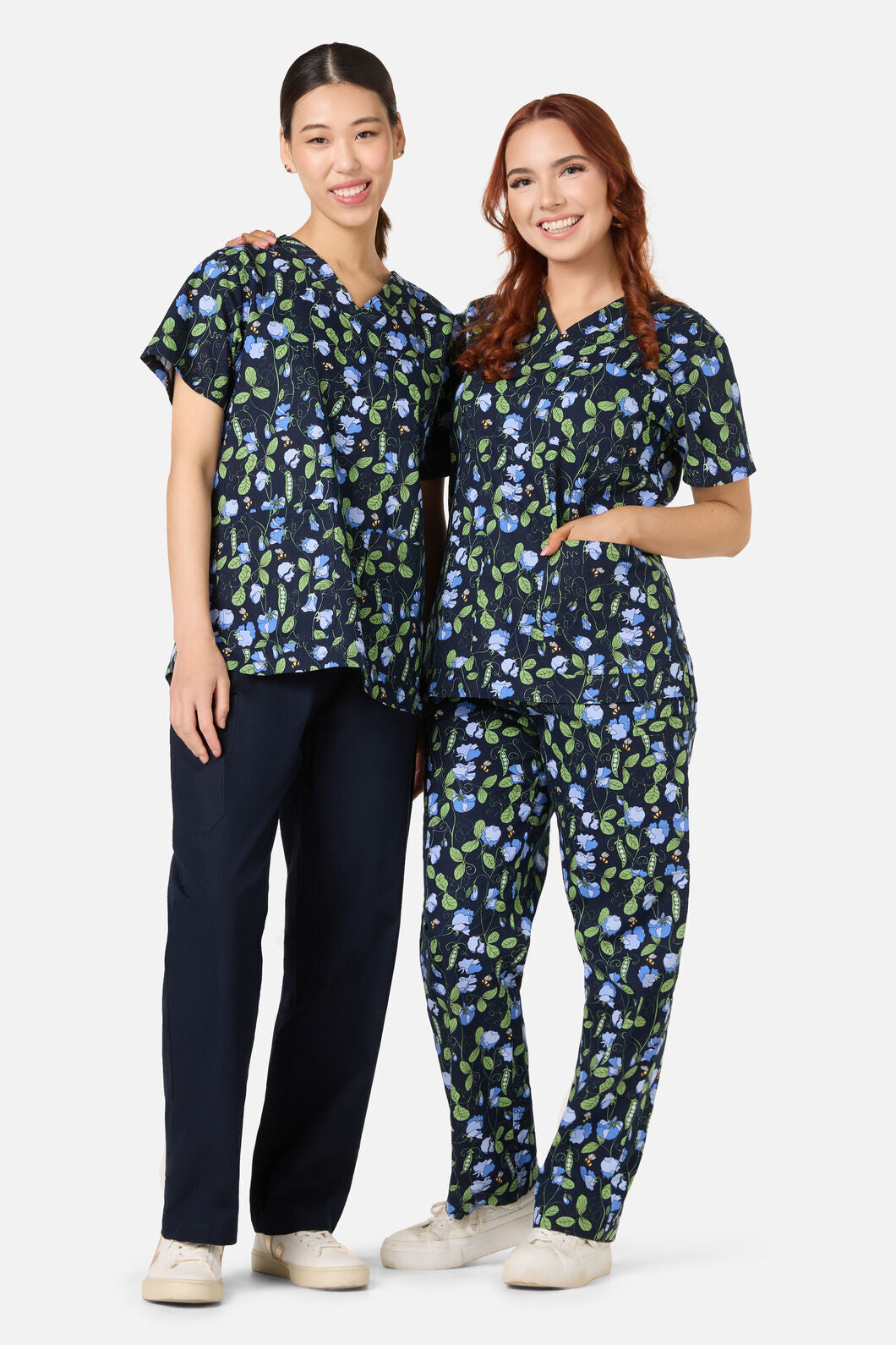 Princess Highway - Sweet Pea Top & Pant scrub set - navy