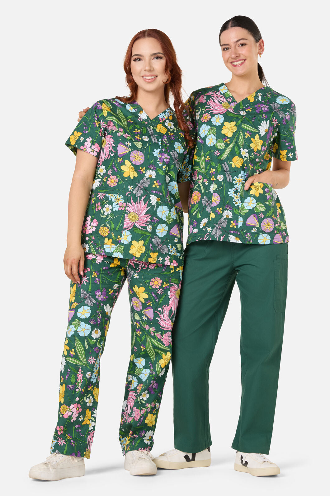 Princess Highway - Magical Garden Scrub Set - green