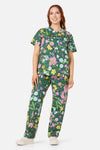 Princess Highway - Magical Garden Scrub Set - green