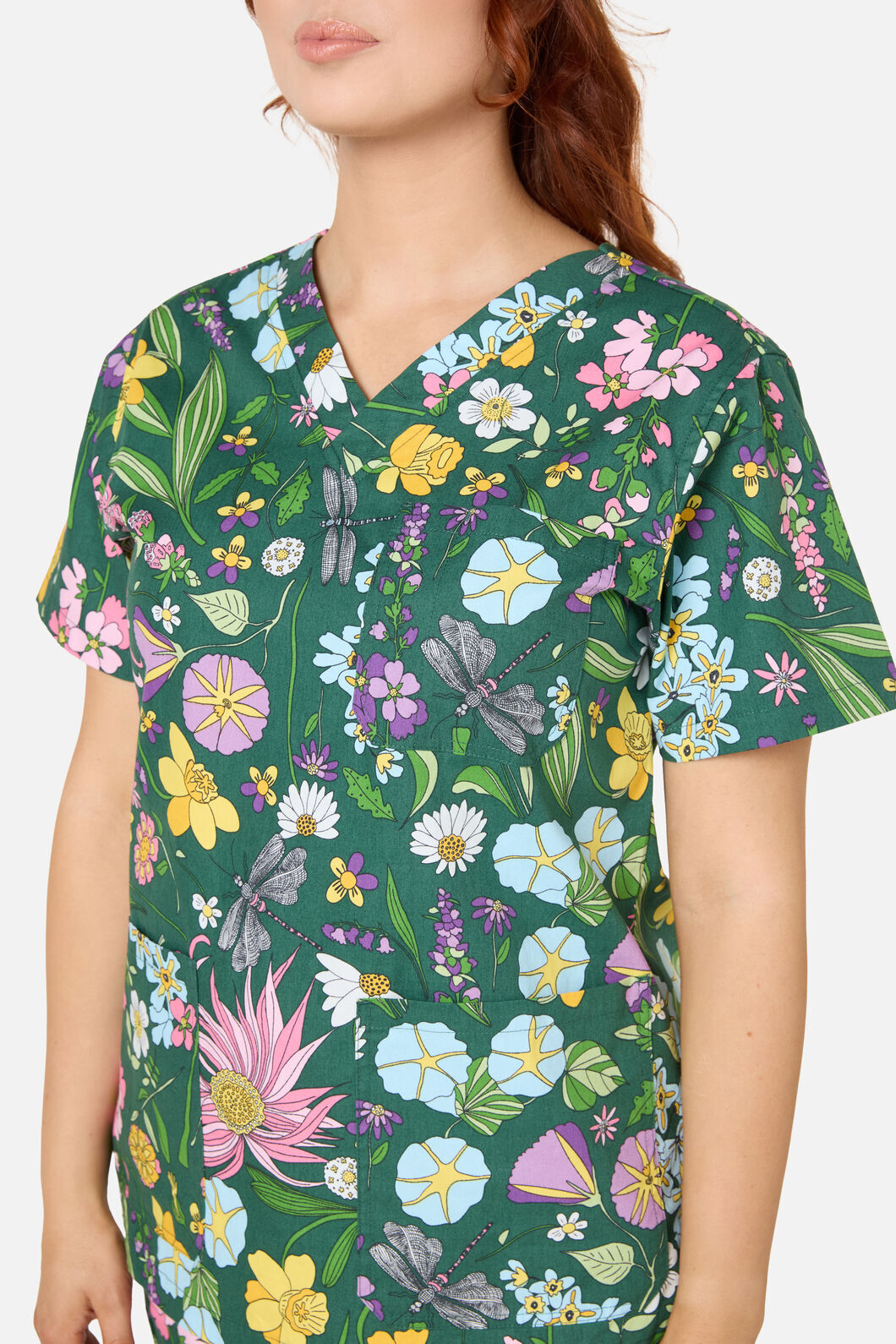 Princess Highway - Magical Garden Scrub Set - green