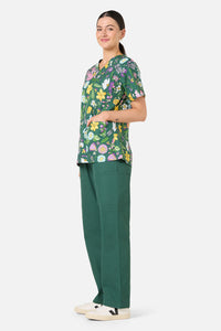 Princess Highway - Magical Garden Top&Pant scrubs - green