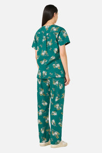 Princess Highway - Penny Native Scrub Set - green