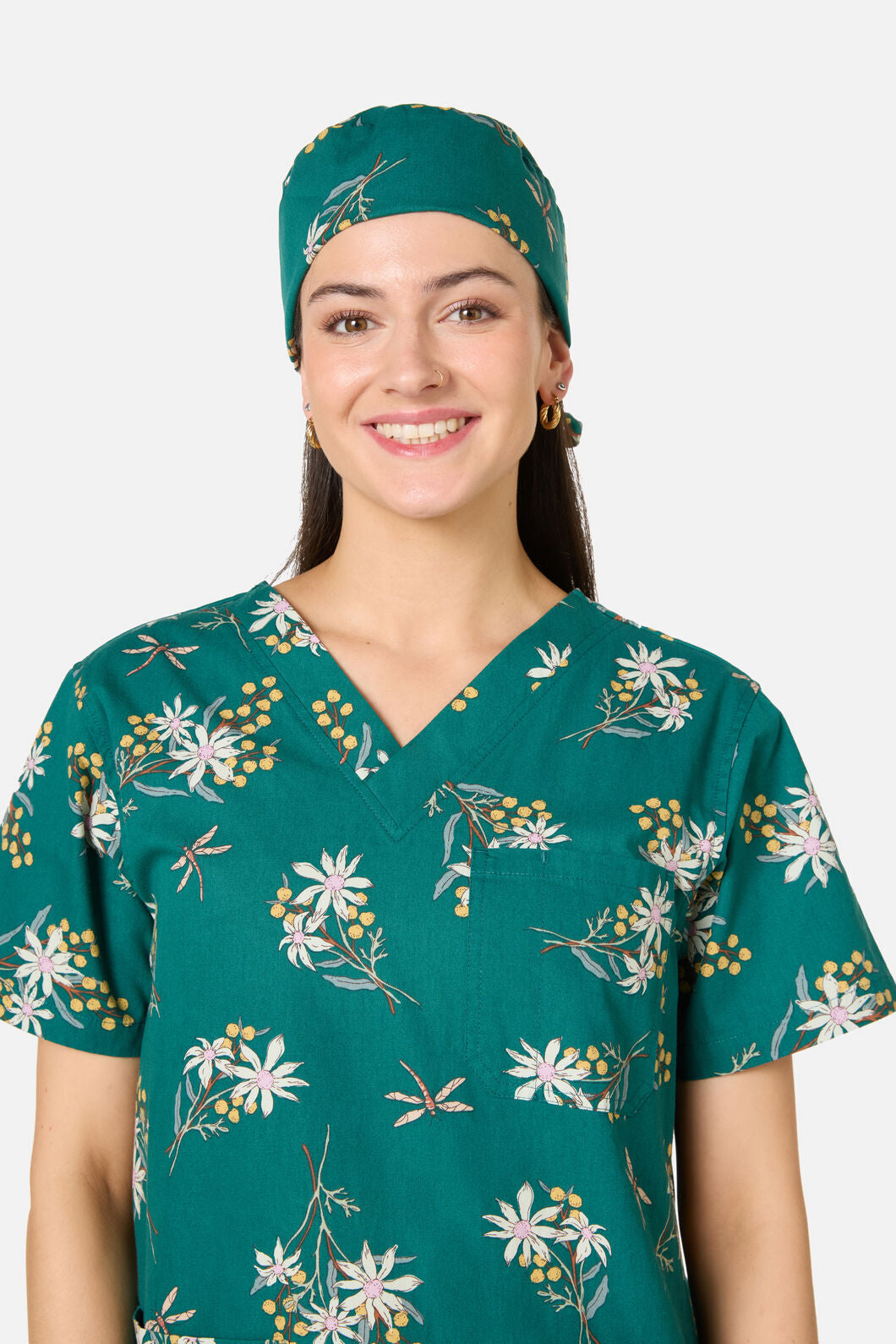 Princess Highway - Penny Native Scrub Hat - green