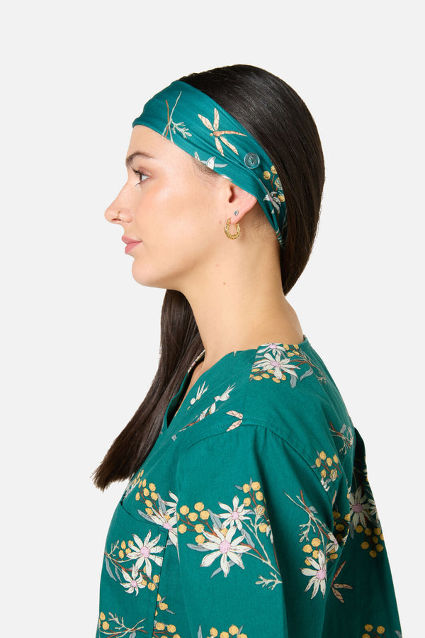 Princess Highway - Penny Native Scrub Headband - green