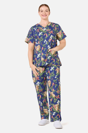 Princess Highway - Native Koala Scrub Set - navy