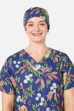 Princess Highway - Native Koala Scrub Hat - navy
