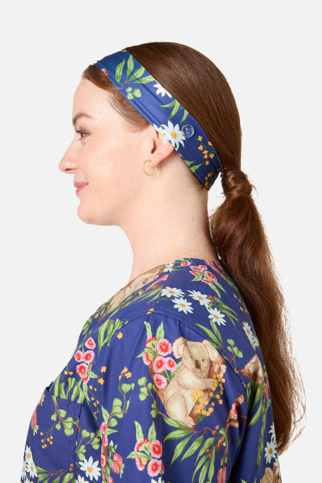 Princess Highway - Native Koala Scrub Headband - navy
