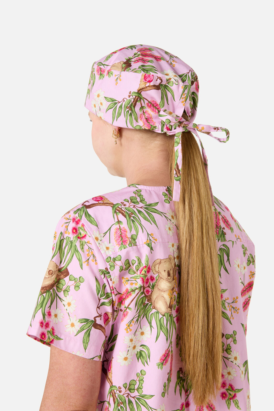 Princess Highway - Native Koala Scrub Hat Pink - pink