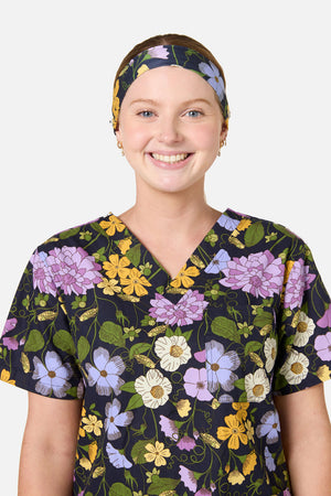 Princess Highway - Grasshopper Scrub Headband - navy