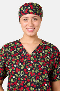 Princess Highway - Raspberry Scrub Hat - navy