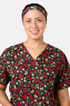 Princess Highway - Raspberry Scrub Headband - navy