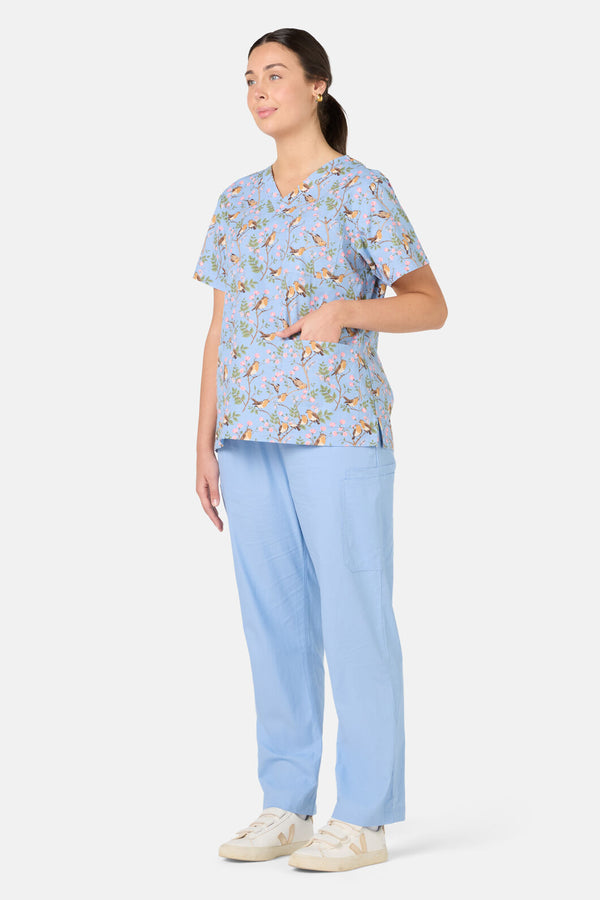 Princess Highway - Robin Mixed Scrub Set - light-blue