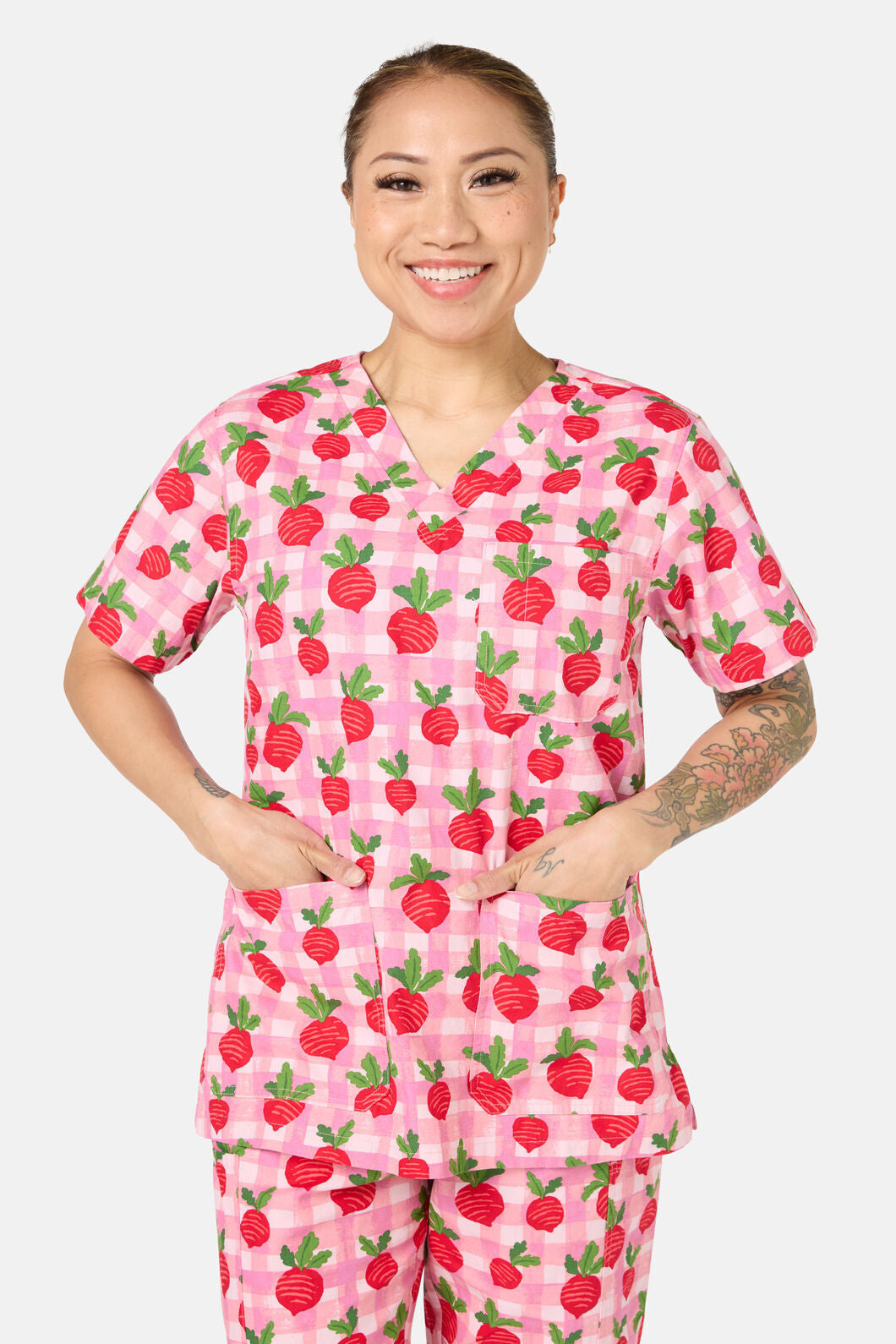 Princess Highway - Radish Scrub Set - pink