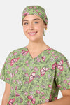 Princess Highway - Yvette Butterfly Scrub Hat - green