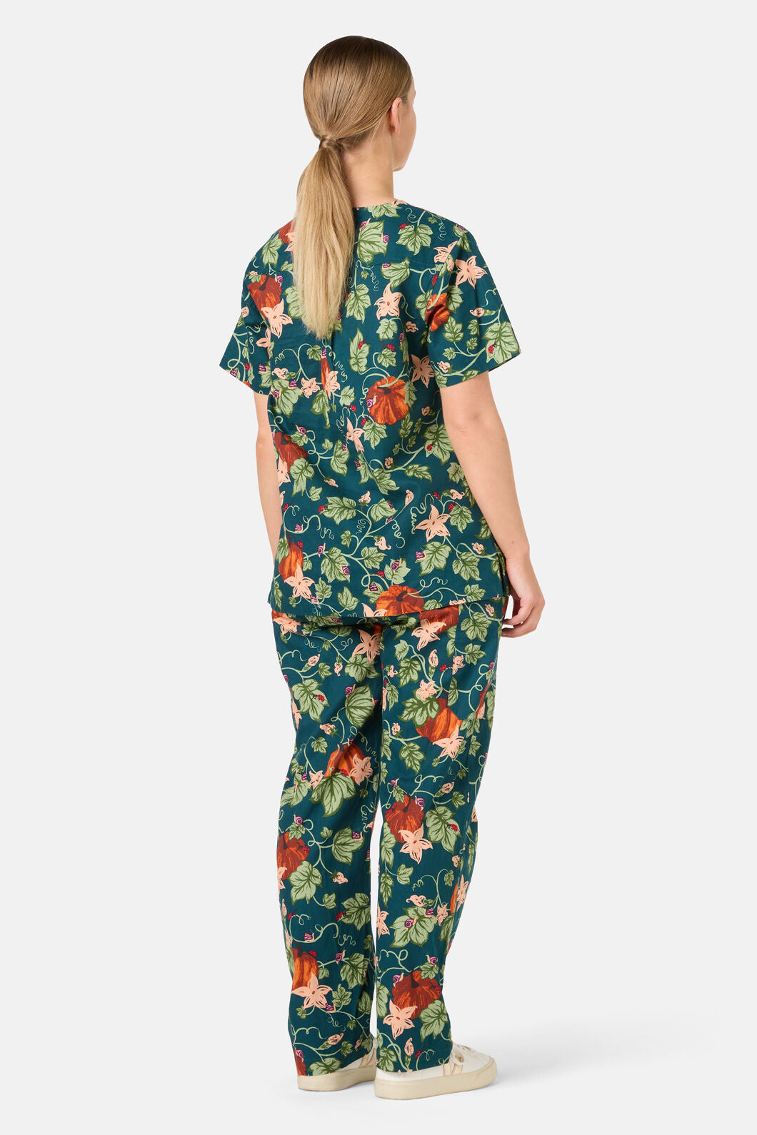 Princess Highway - Pumpkin Scrub Set - teal