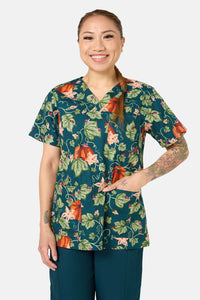 Princess Highway - Pumpkin Mixed Scrub Set - teal