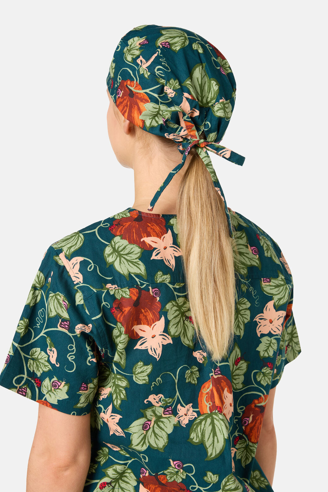 Princess Highway - Pumpkin Scrub Hat - teal