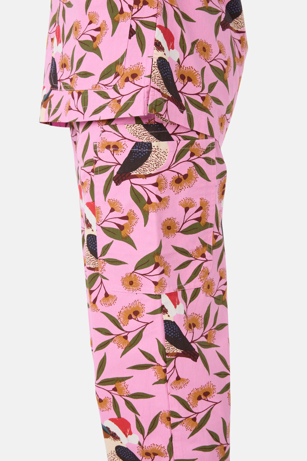 Princess Highway - Christmas Kookaburra Scrub Set - pink