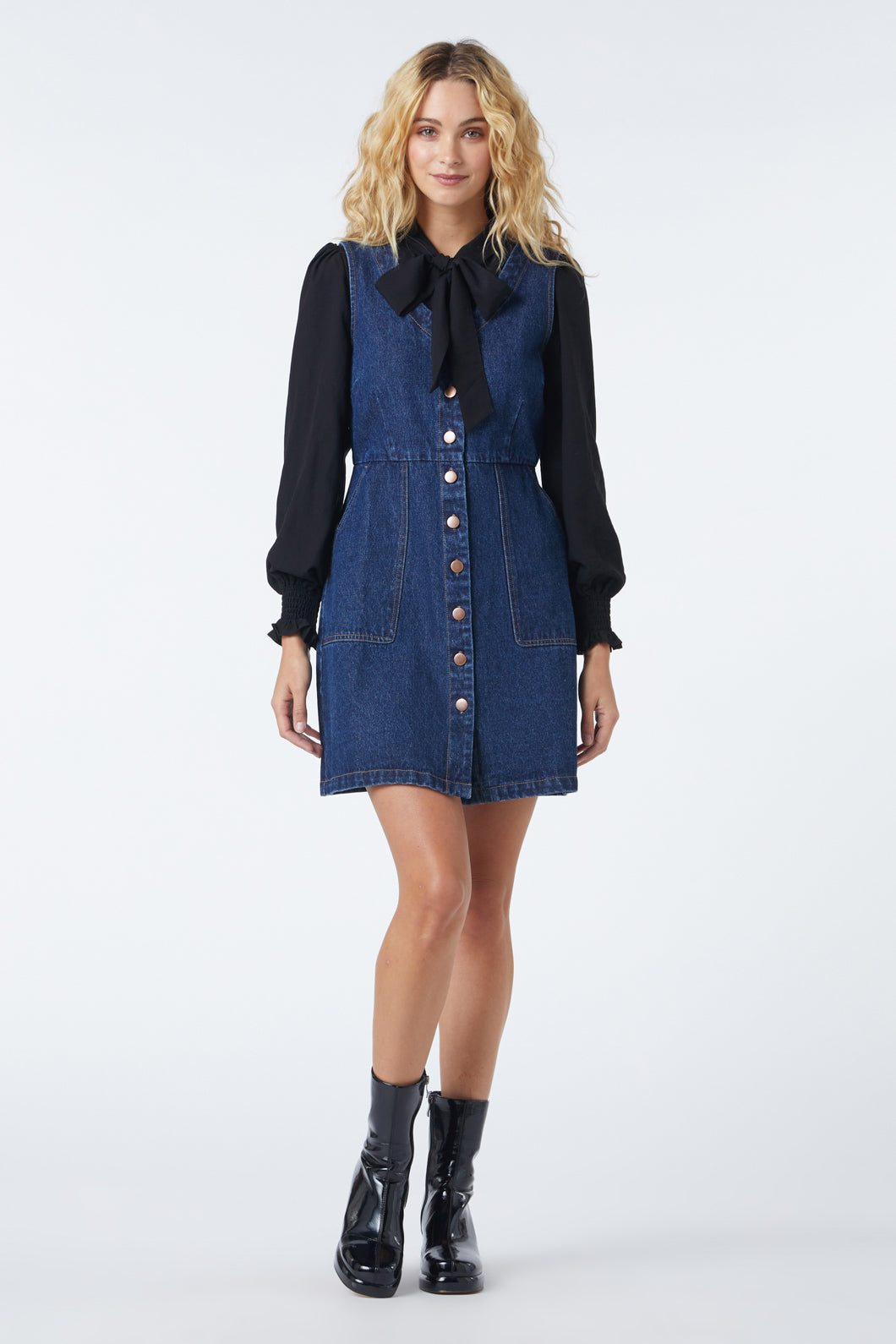 Denim pinny cheap