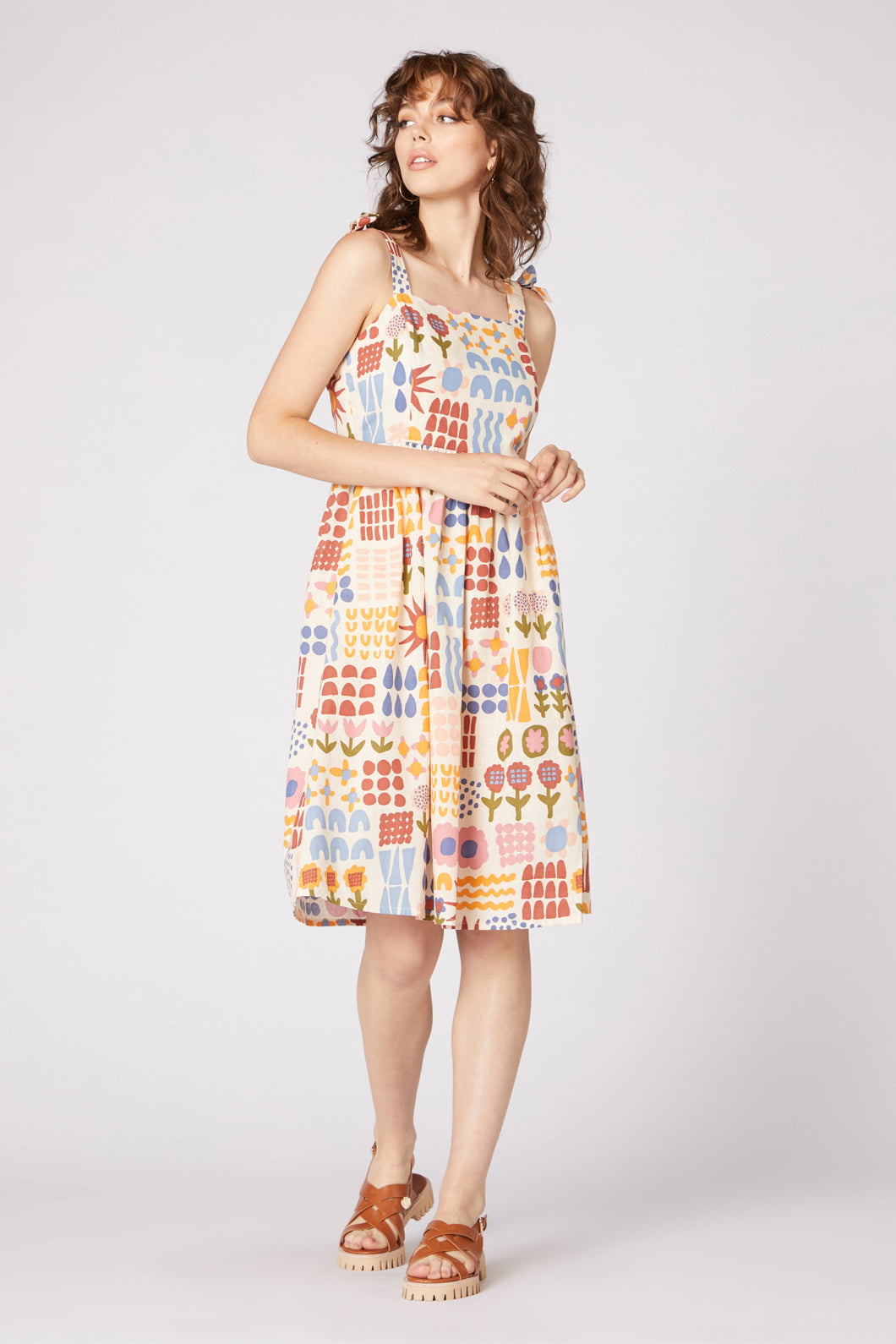 Elsie Patchwork Sun Dress – Princess Highway