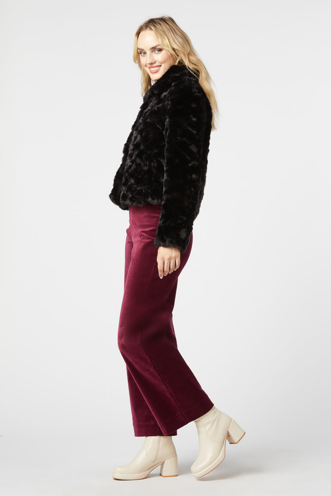 Zoey Faux Fur Jacket – Penelope The Label