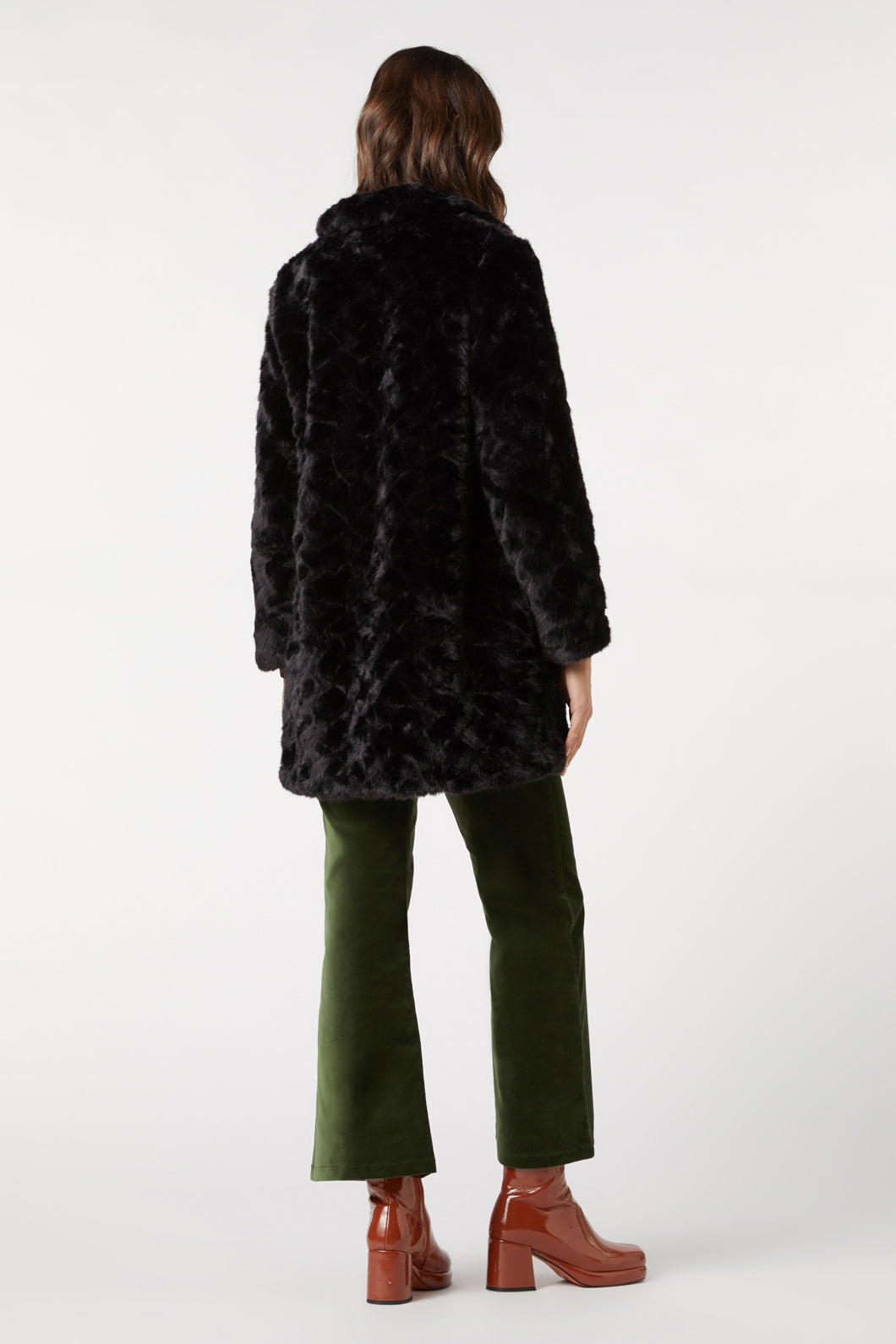 Hallie Faux Fur Coat Princess Highway