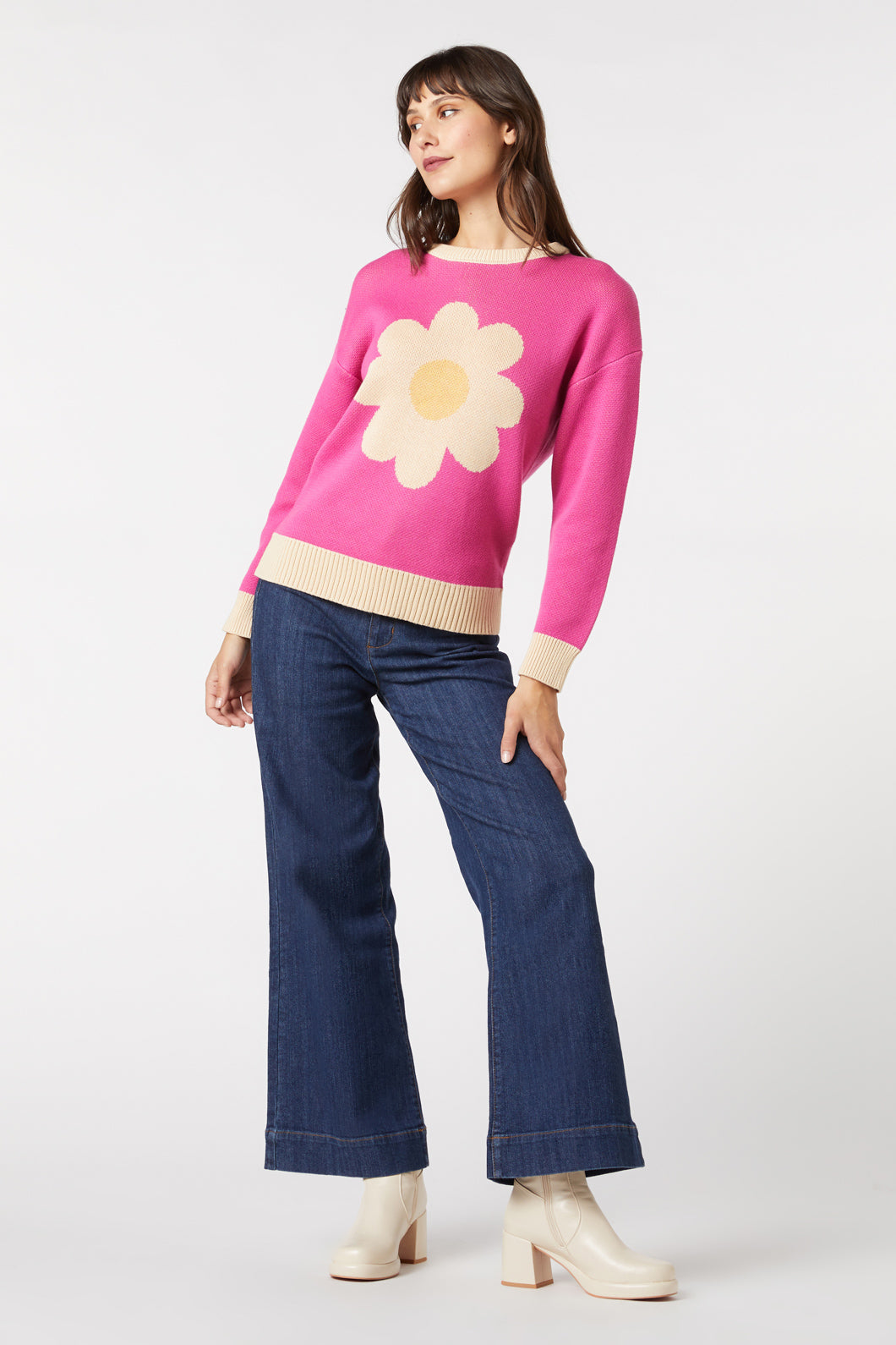 Boden daisy outlet sweater